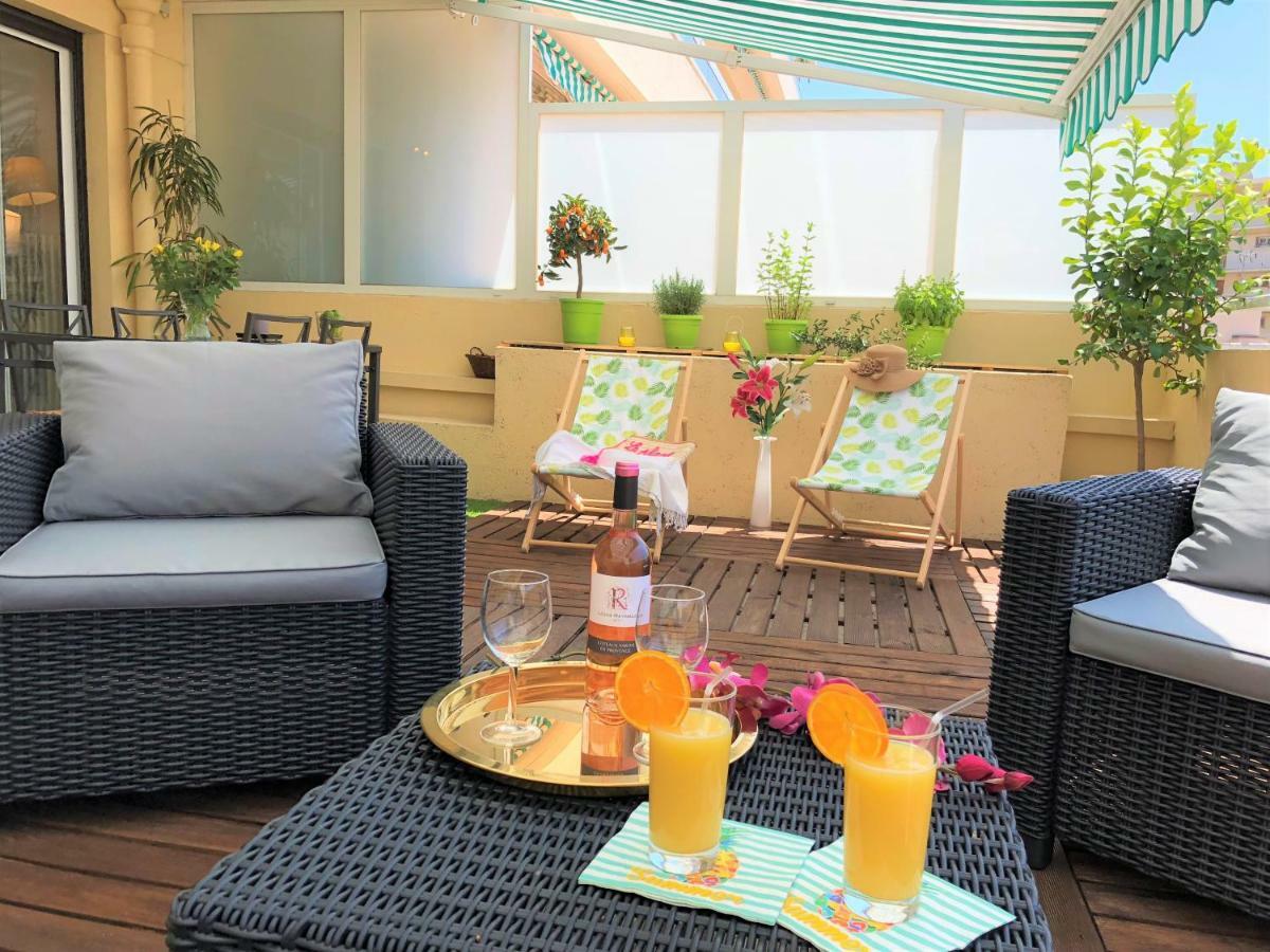 Appartement Cosy Calme Central-Terrasse Proche Palais Кан Екстериор снимка